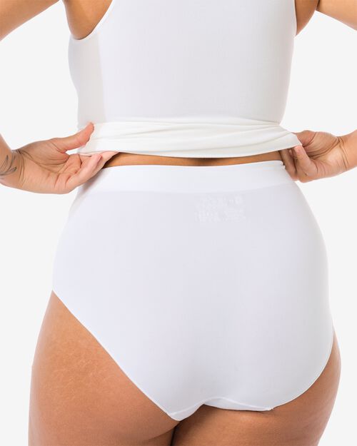 slip sans coutures femme blanc