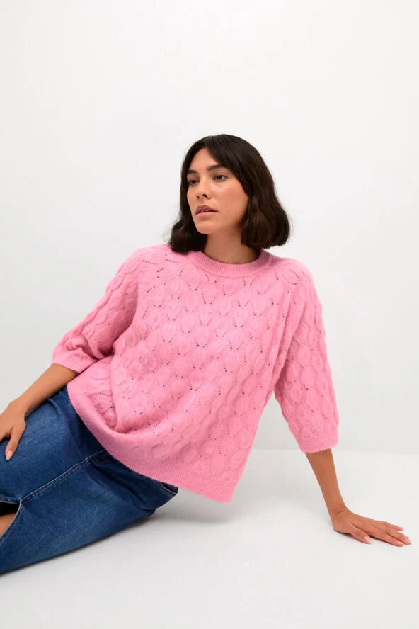 Kaffe KAmalene Knit Pullover Rosebloom melange