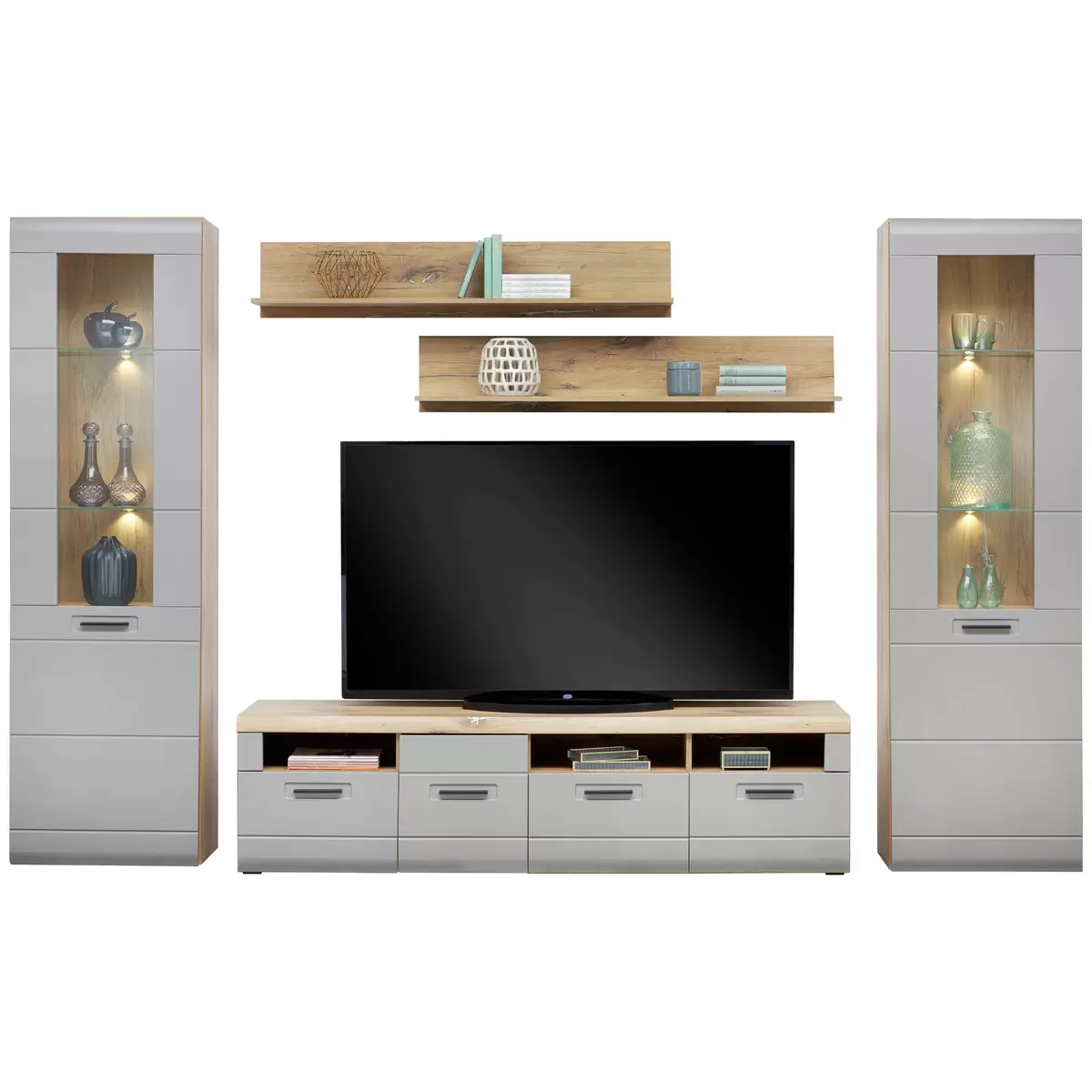 Wandboard Auris dunkelgrau,Eiche
