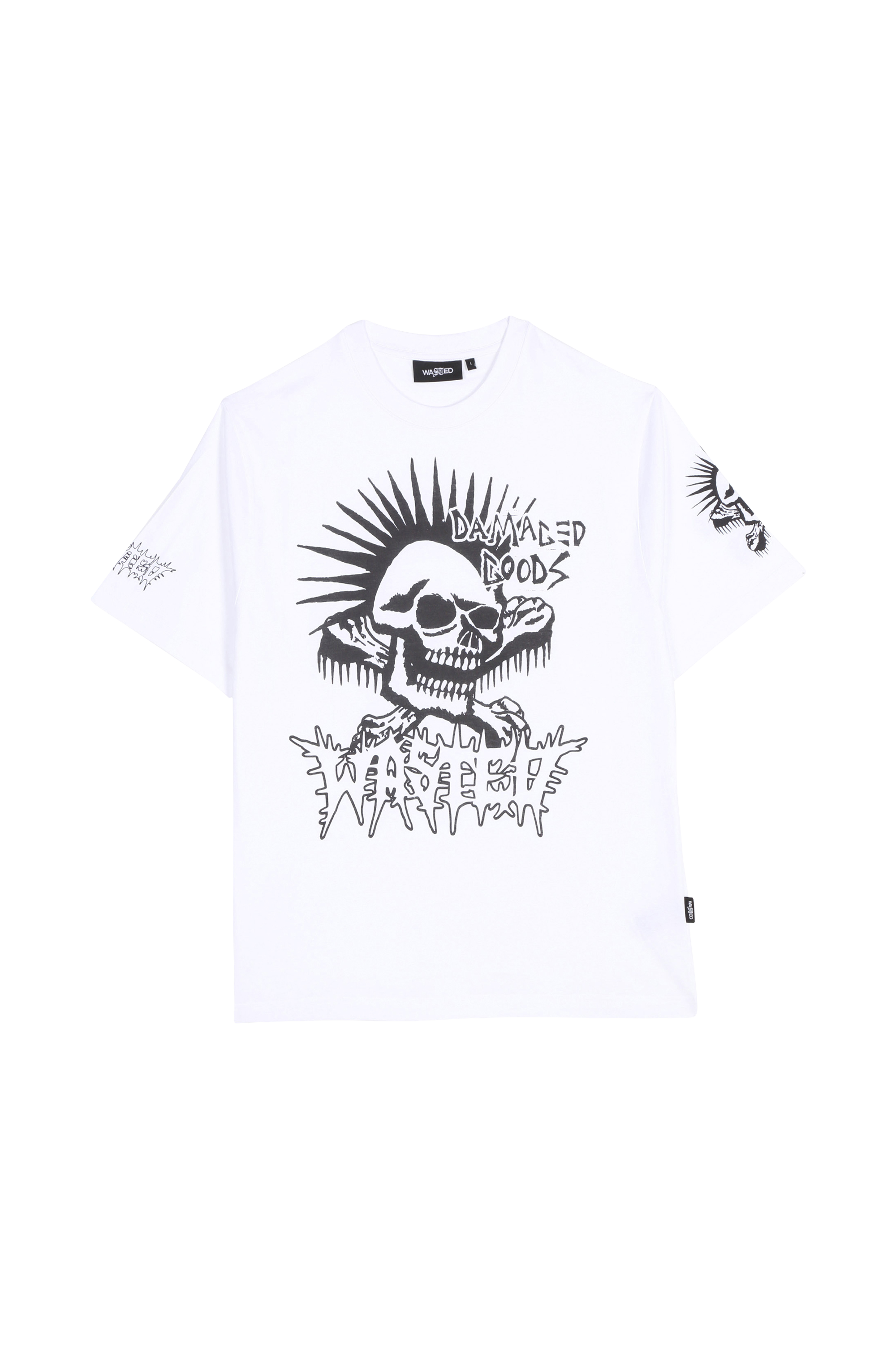 WASTED T-SHIRT EXIT Blanc