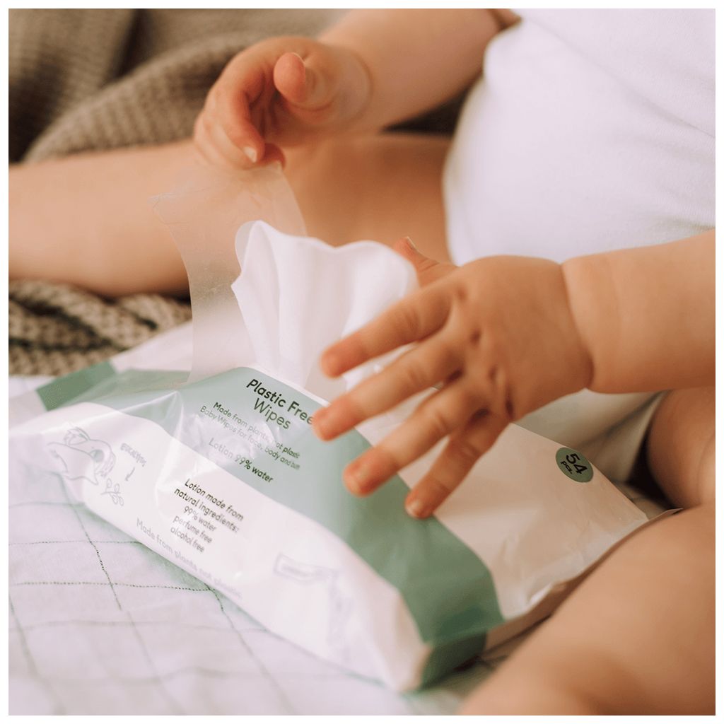 NAÏFNAÏF   Kunststofffreie Baby Feuchttücher 54 Stück