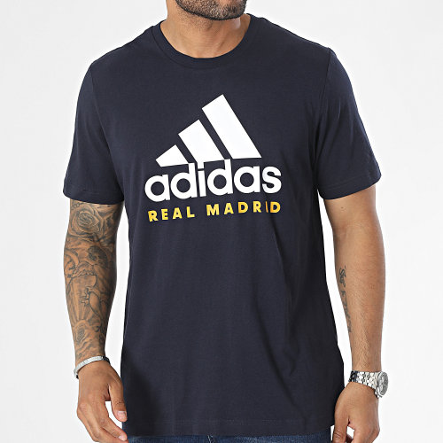 Tee Shirt DNA HY0613 Real Madrid Bleu Marine