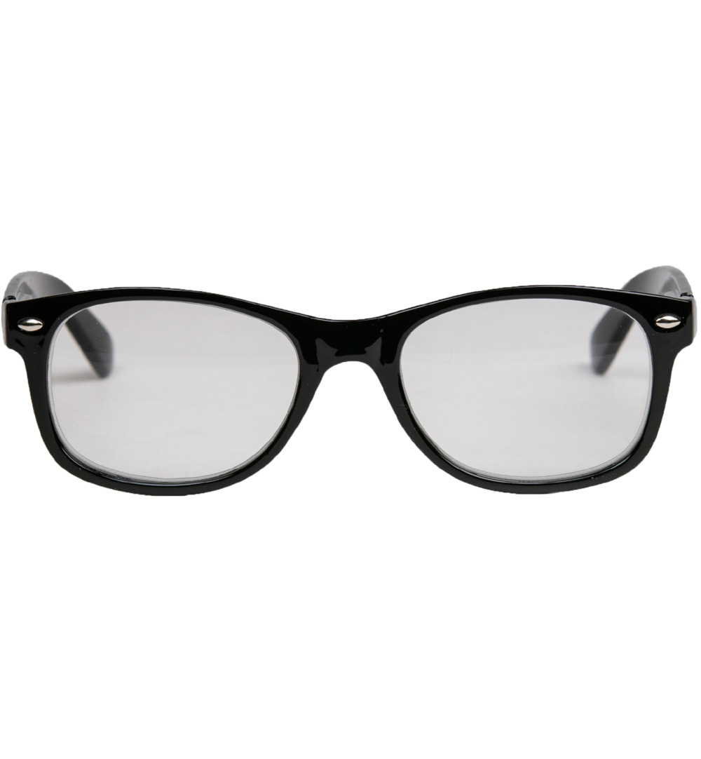 Melleson Leesbril wayfarer glans zwart +1.00 (1 stuk)