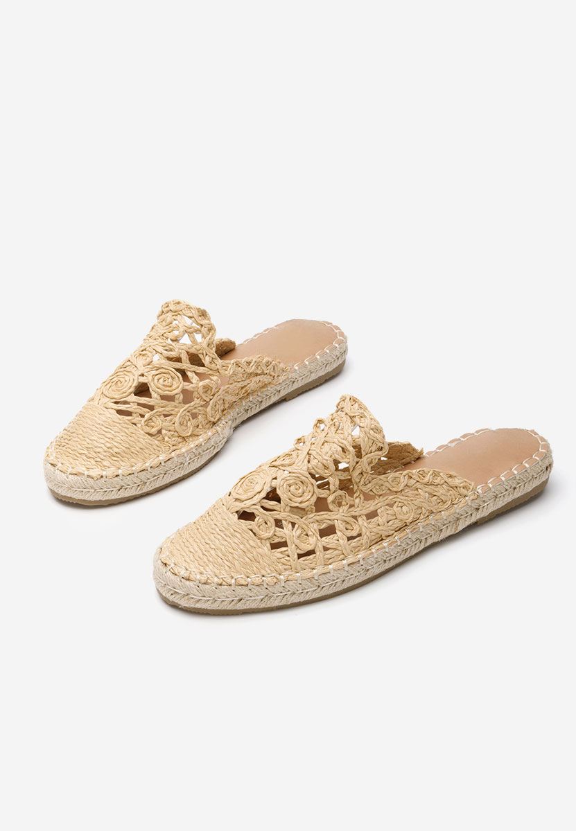 Mules femme beige Nathaly