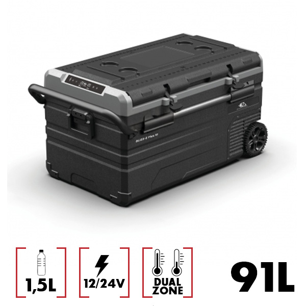 Glacière modulable 91L à compression 12/24V EZA Blizz-E Flex 91