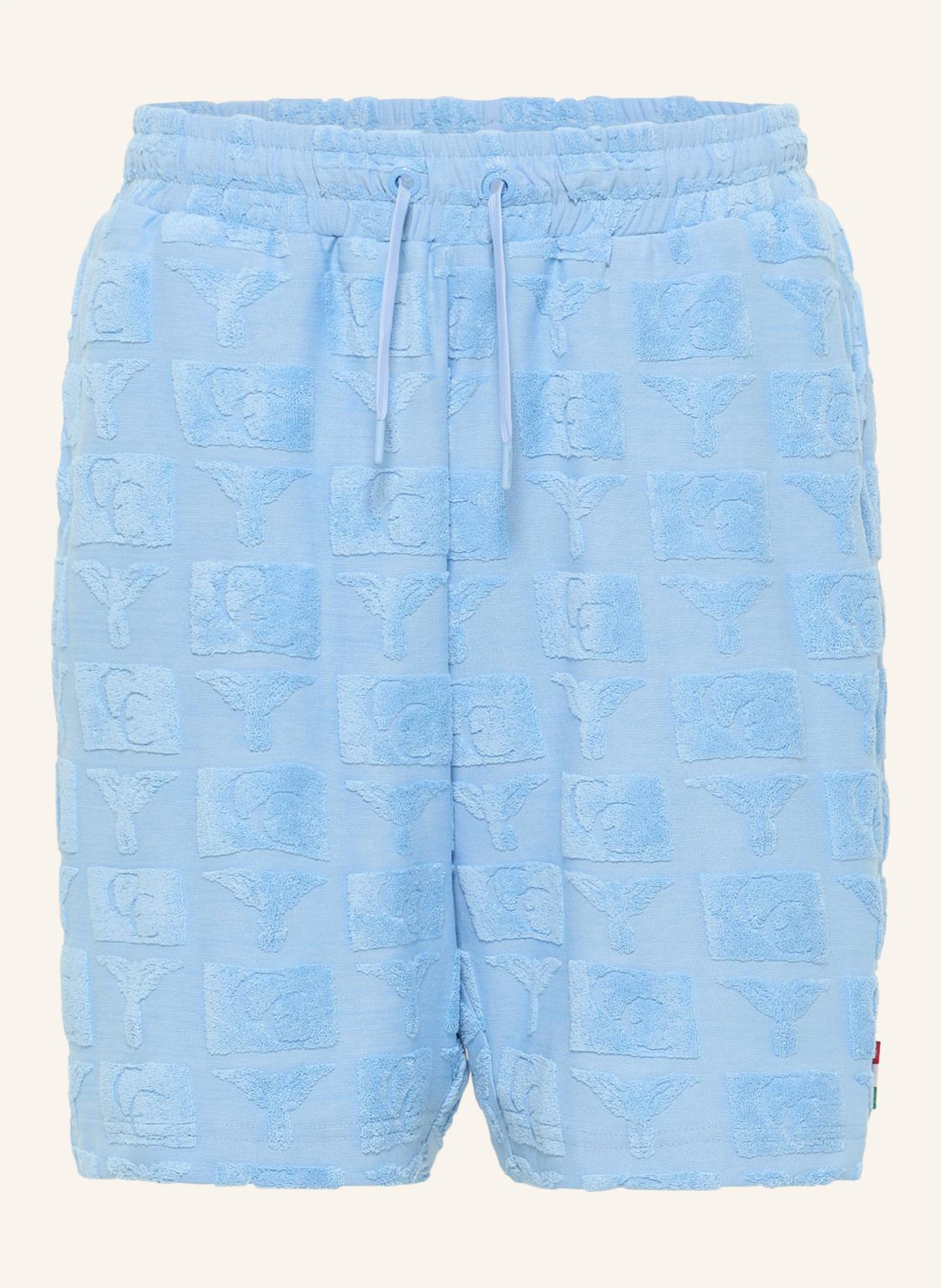 CARLO COLUCCI Oversize Short mit Frotteeinsätzen EGARTER