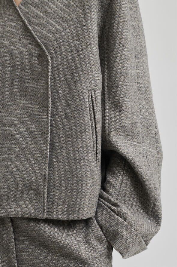 Second Female Levi Wool Blazer Volcanic ash