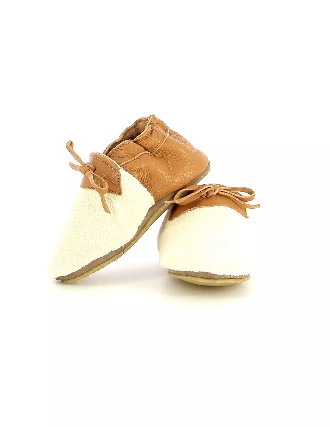 ROBEEZ FLEECE - Chaussons Beigemarron
