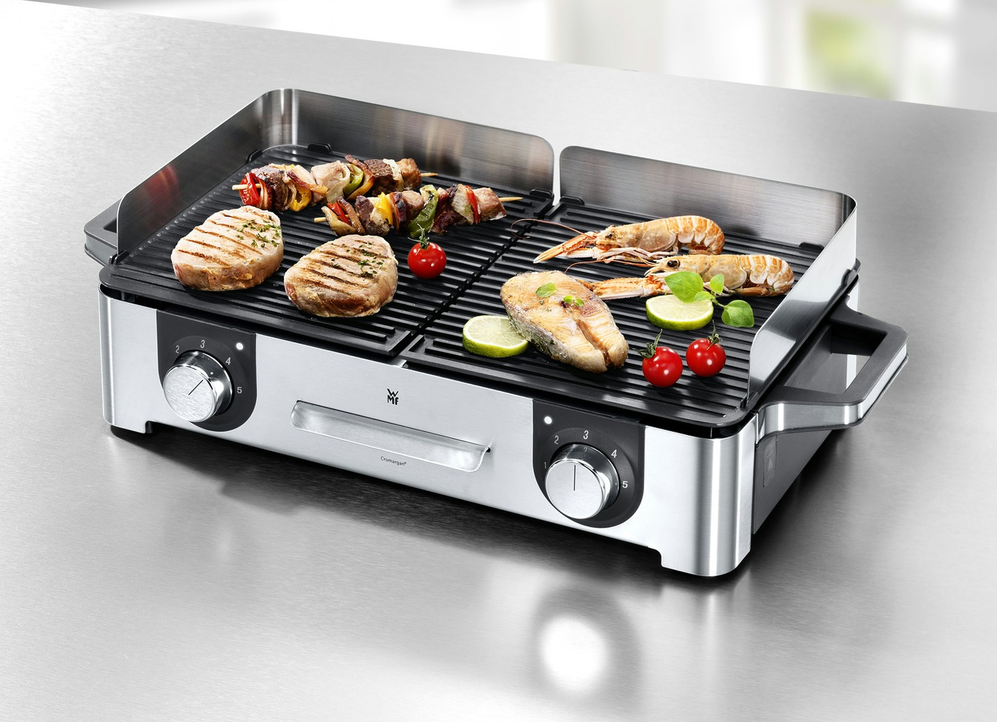 WMF LONO Elektro-Tischgrill aus Cromargan®-Edelstahl