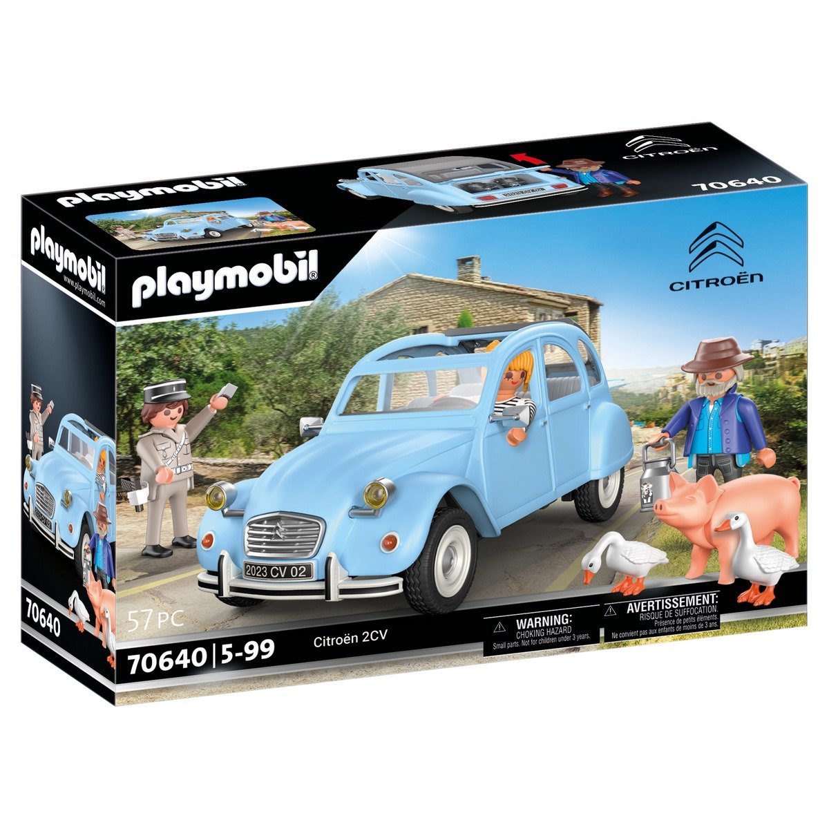 Voiture Citroën 2CV Playmobil 70640