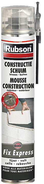 Mousse expansive Rubson Fix Express Construction aérosol 750ml