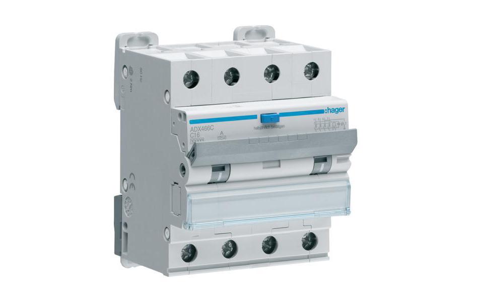 FI / LS 4P 6kA C-16A 30mA Typ A<br>Fehlerstrom-Leitungsschutzschalter