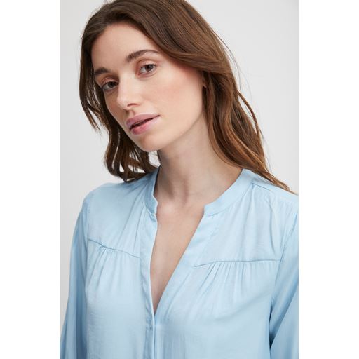 Fransa Langærmet Bluse, Sky Blue, S
