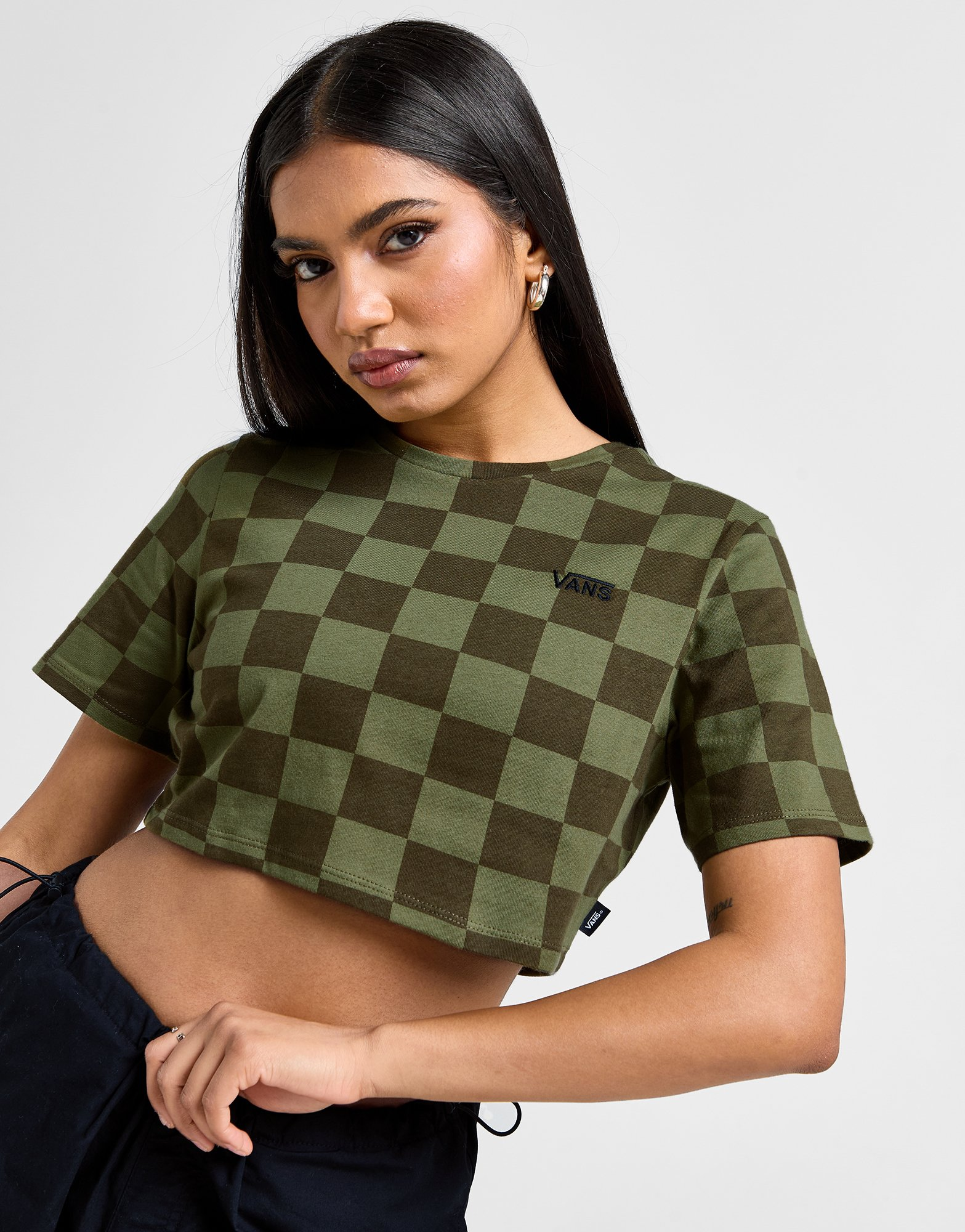 Vans T-shirt Checkerboard Slim Femme