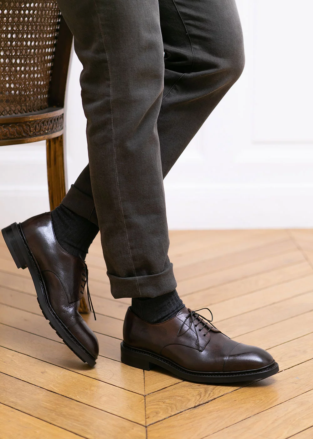 DERBY DAVENPORT SANGLIER MARRON