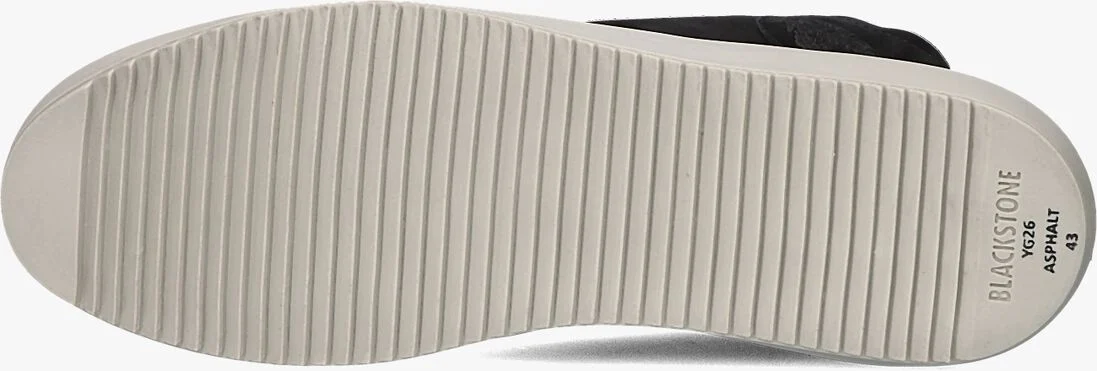 BLACKSTONE zwarte blackstone hoge sneaker aspen