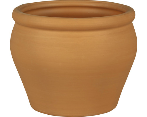 Senia terracotta bloempot, Ø 28 cm, H 22 cm, oranje