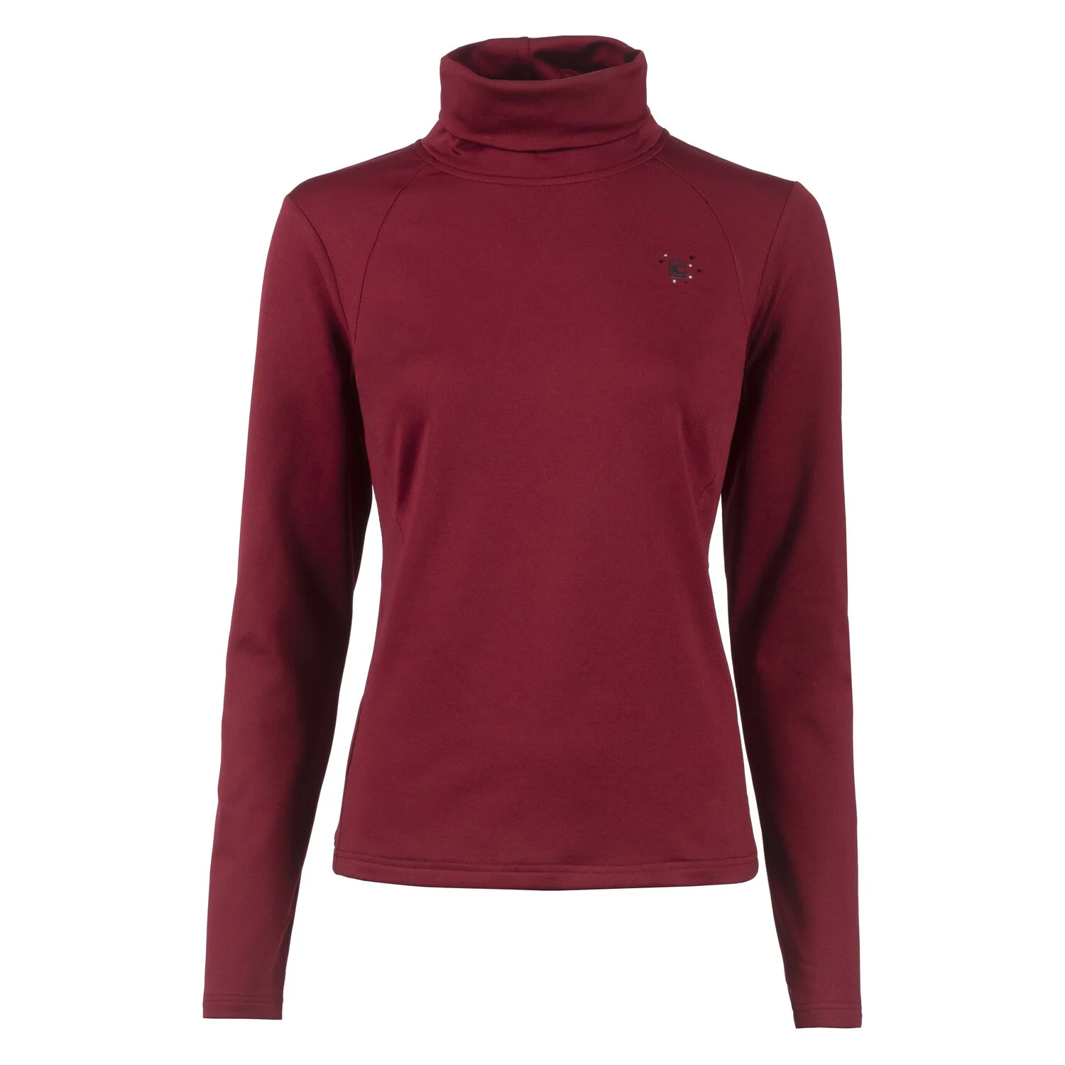 Cavallo Funktions-Rollkragenshirt CAVALGWYN - dark red
