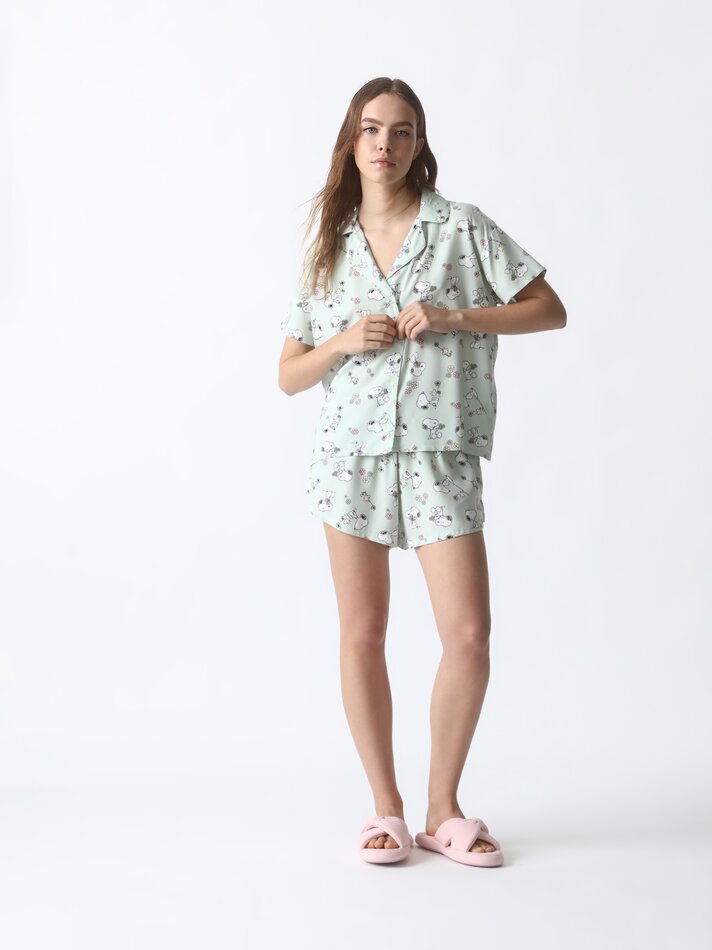 Conjunto de pijama Snoopy Peanuts™ - Menta