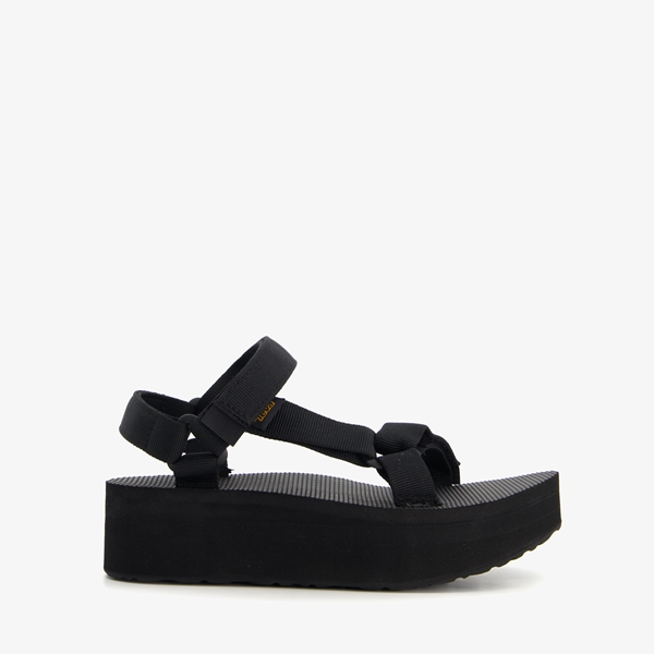 Teva Flatform Universal dames sandalen zwart