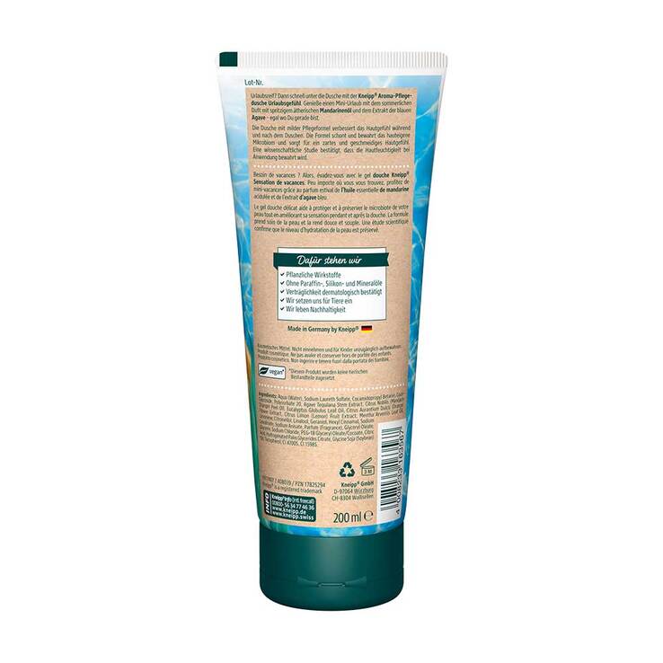 Kneipp Aroma-Pflegedusche Urlaubsgefühl, 200 ml