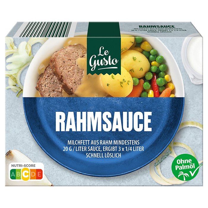 LE GUSTO Trockensauce Mix 69 g, Rahmsauce