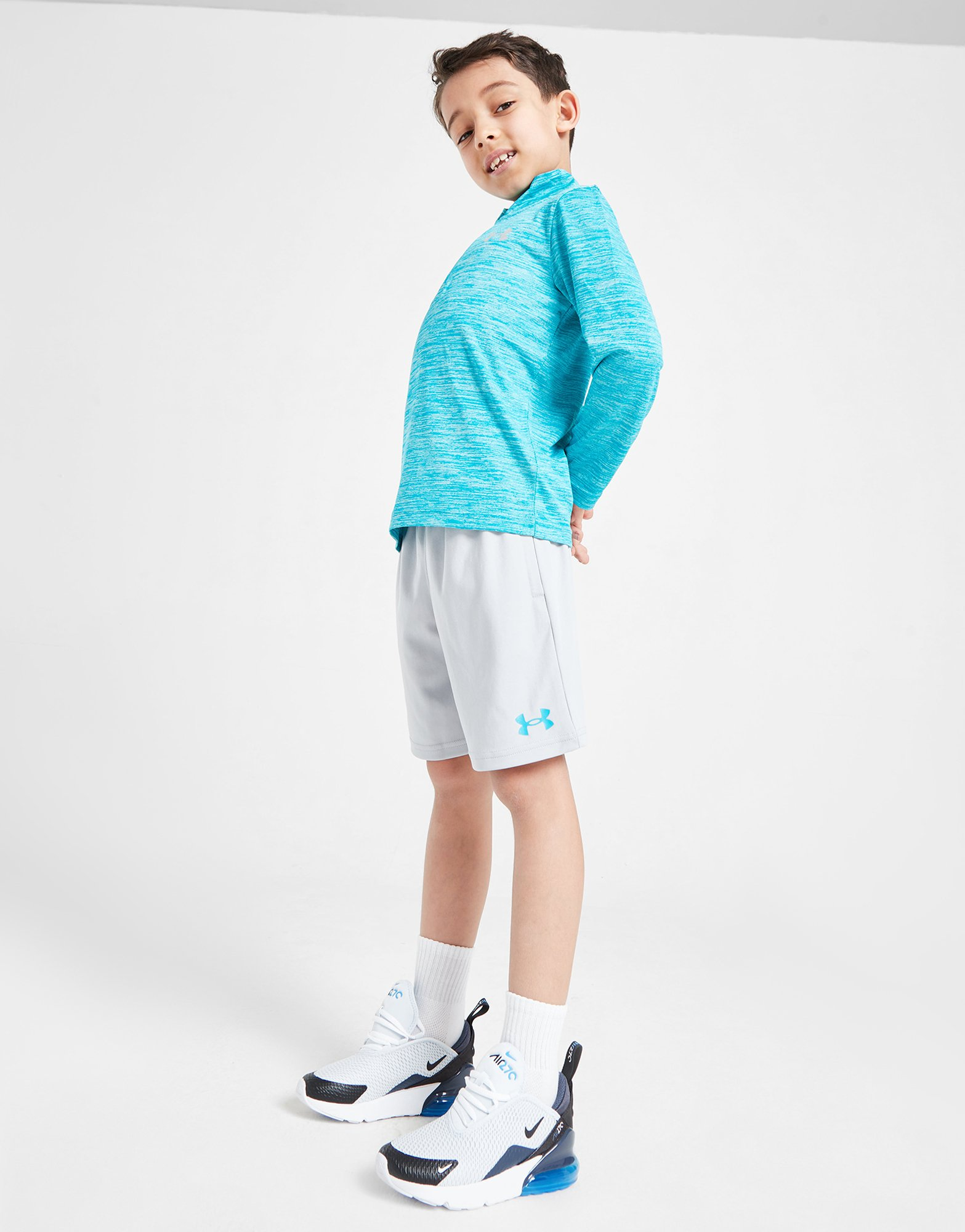 Under Armour Ensemble Haut Manches Longues / Short Enfant