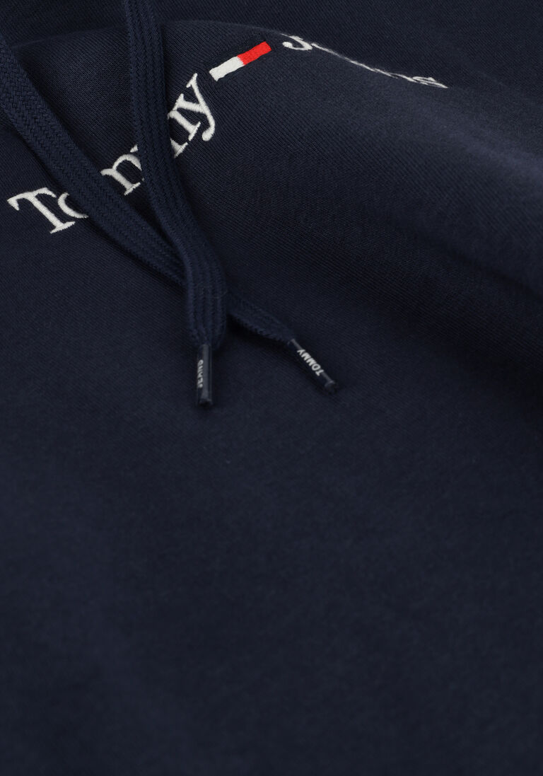 TOMMY JEANS donkerblauwe tommy jeans sweater tjm reg linear hoodie