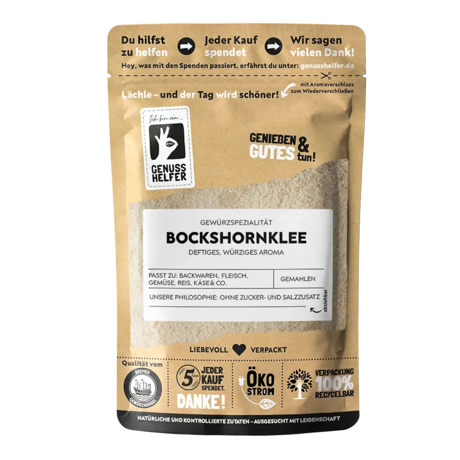 Bockshornklee, gemahlen, 3er Pack