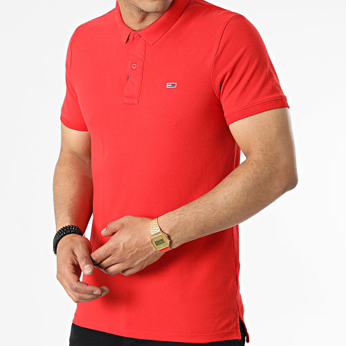 Polo Manches Courtes Solid Stretch 2219 Rouge