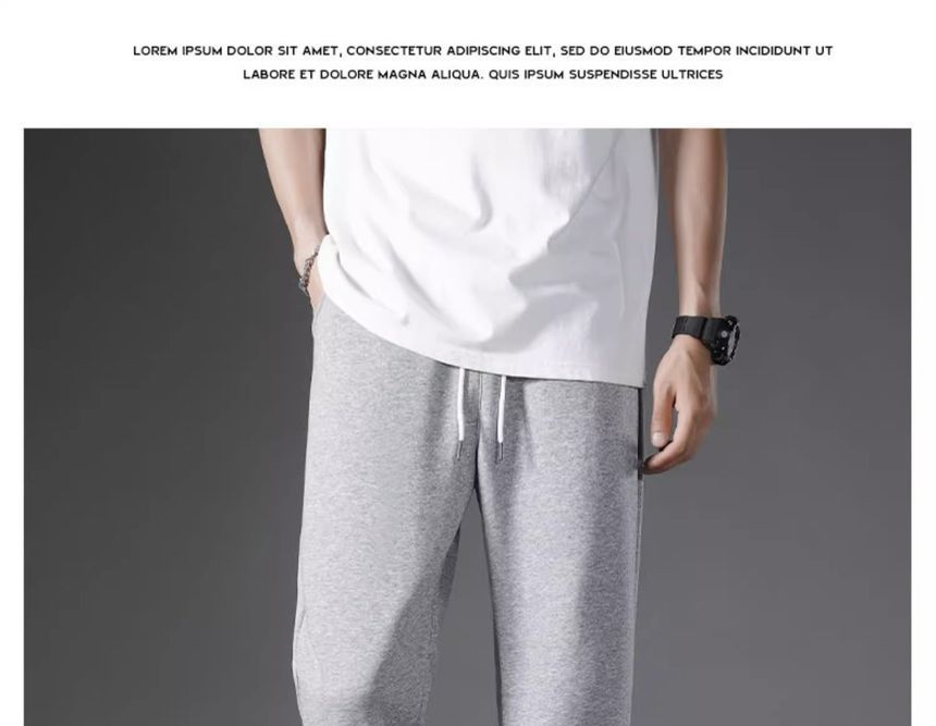 Wewewow - Taps toelopende joggingbroek met trekkoordtaille