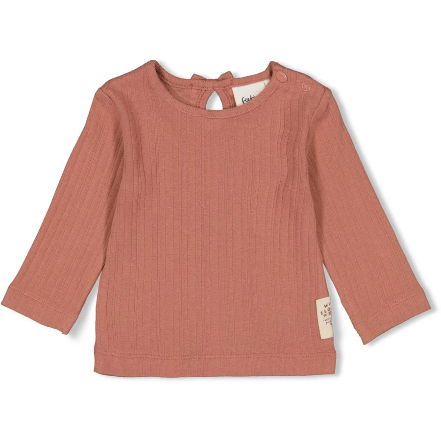 Feetje Langarmshirt Wild Flowers Berry