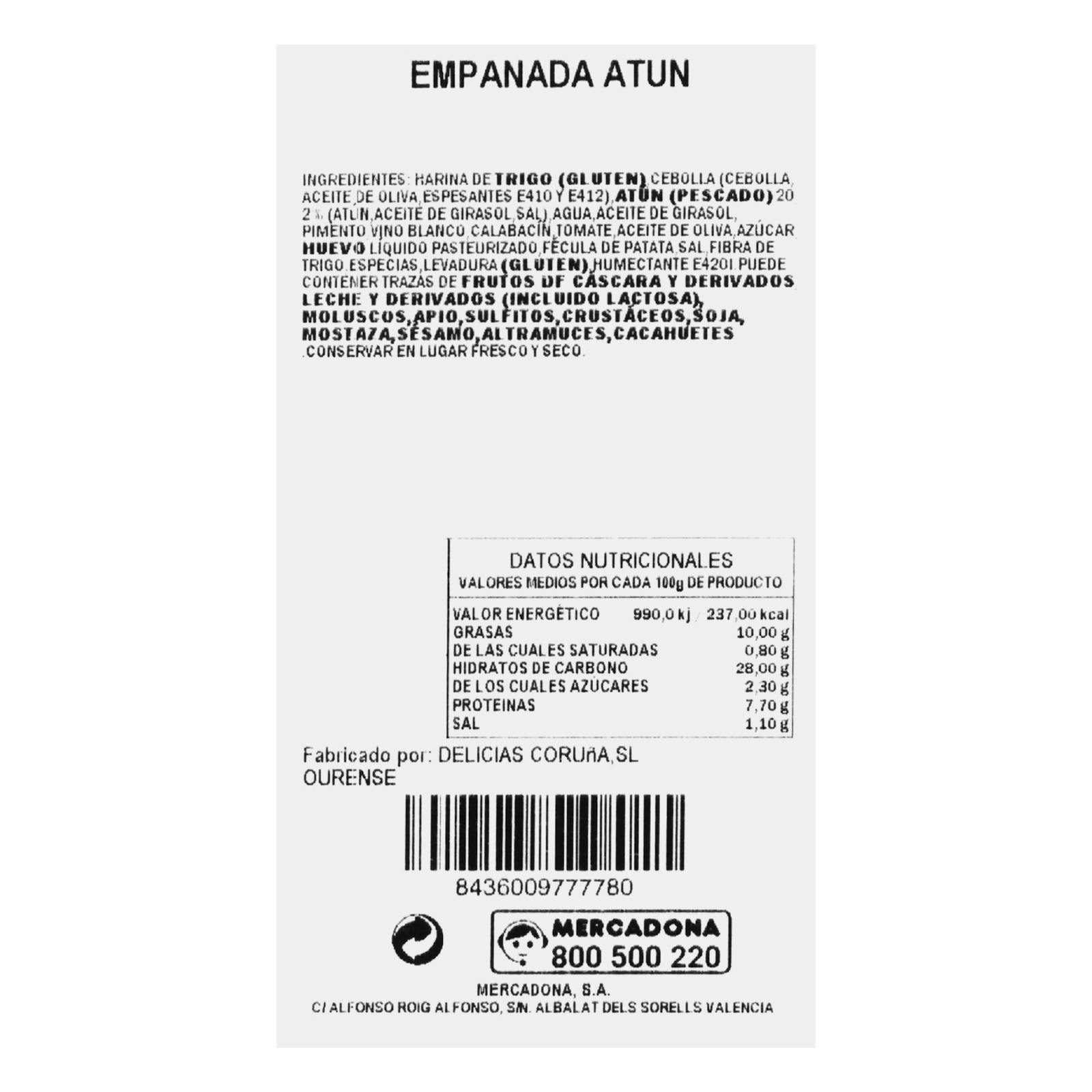 Empanada au thon