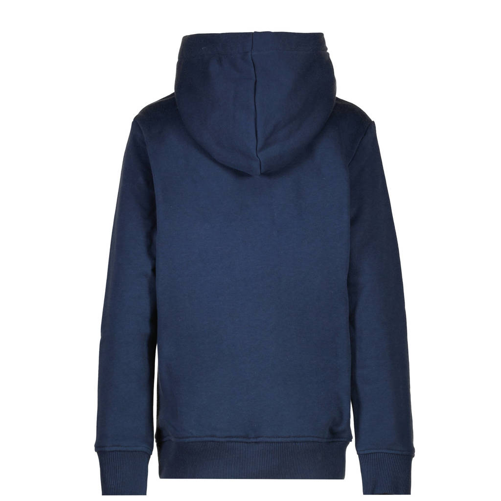 Cars hoodie XAVIO met tekst donkerblauw