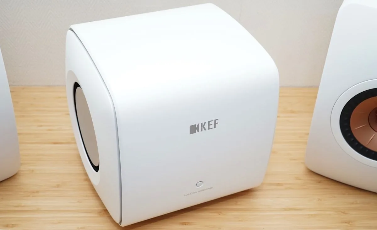 KEF KC 62 Blanc mat Caissons de basses