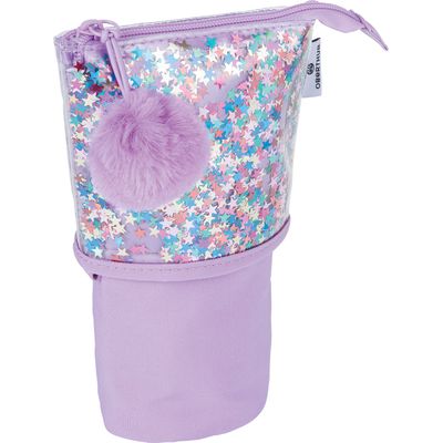 Trousse rétractable Confettis - 1 compartiment - différents modèles disponibles - Oberthur