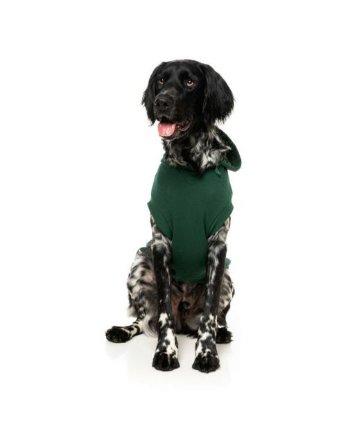 Fuzzyard Treats Hoodie Donkergroen - Hondenkleding