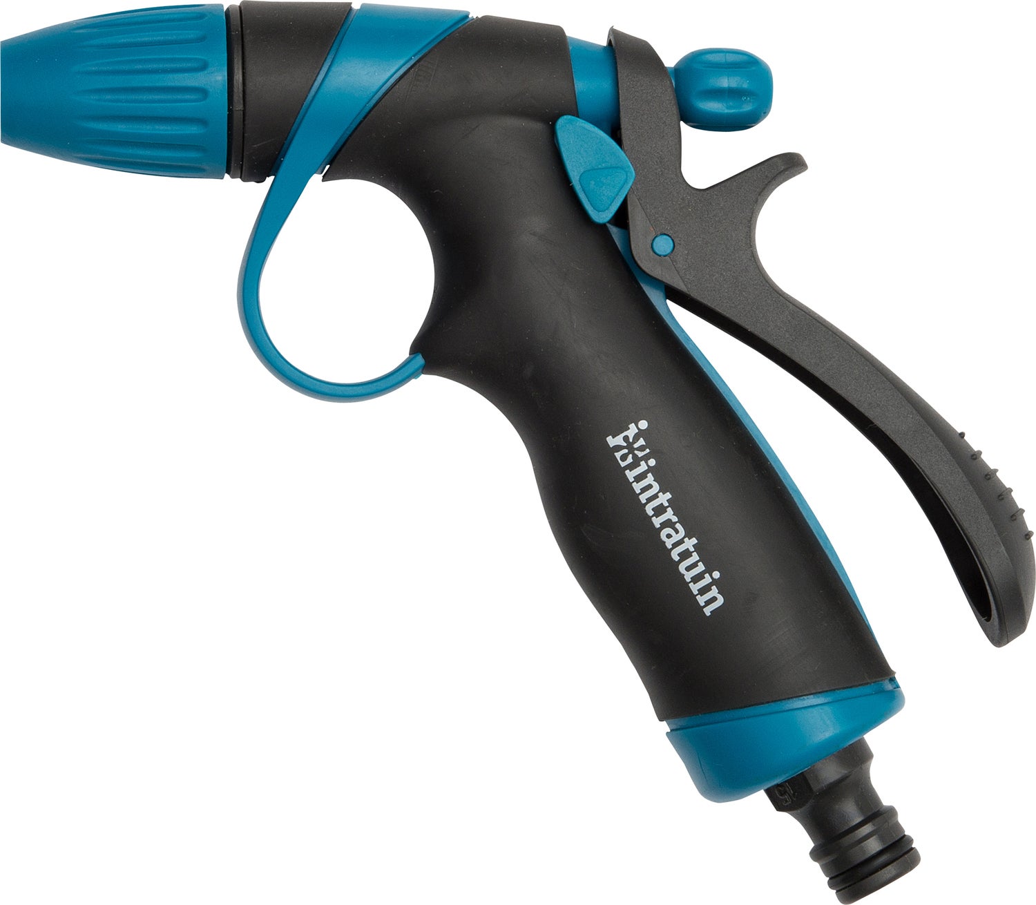 Intratuin spuitpistool zwart/blauw