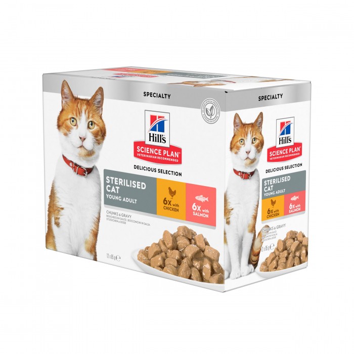 HILL'S Science Plan Sterilised Adult en Sachets - Pâtées pour chat