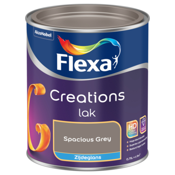 Flexa Creations binnenlak zijdeglans spacious grey 750 ml