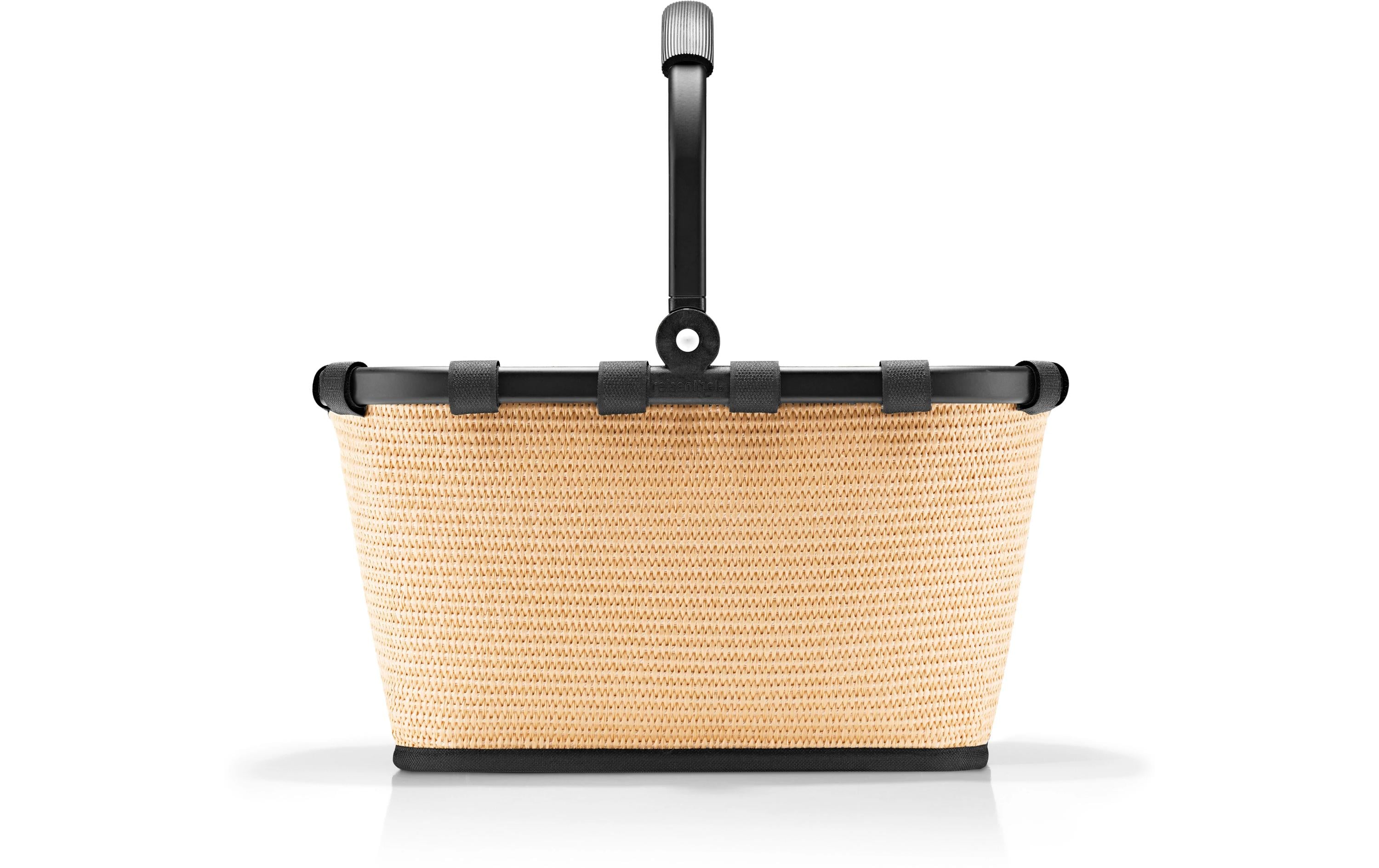 Einkaufskorb Carrybag XS Frame Raffia BlackEinkaufstasche für Kinder