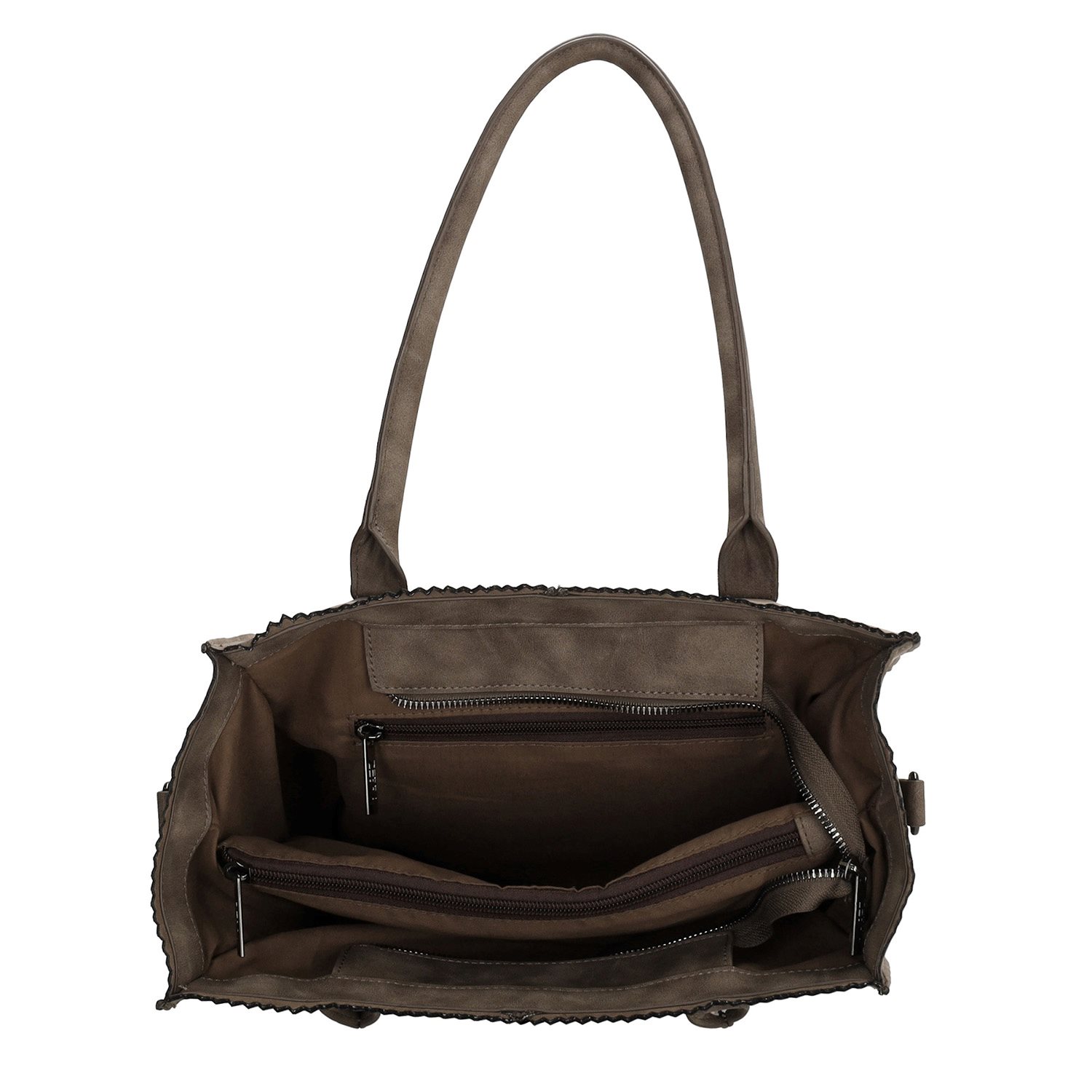 Zebra Trends Rosa XL Shopper zwart