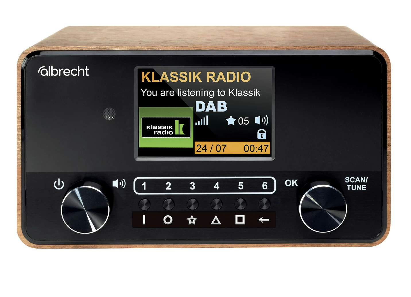 Digital-Radio mit großem Farbdisplay
