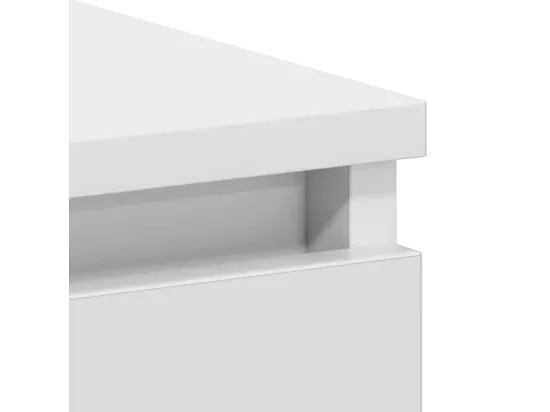 Bureau Blanc 90x45x76 cm Bois d’ingénierie