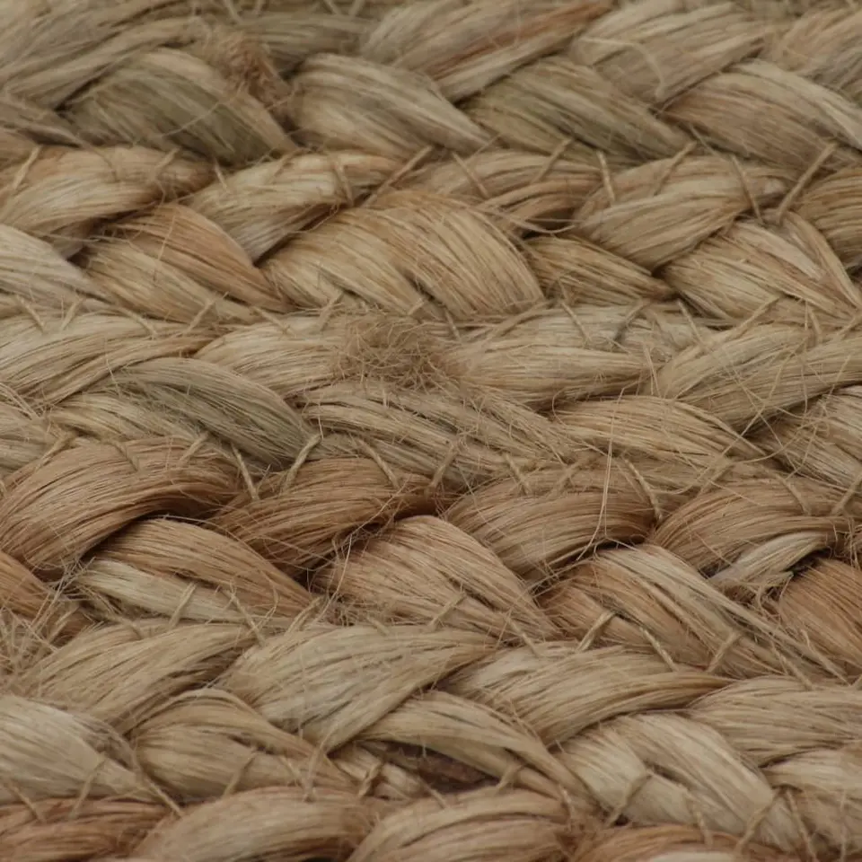 vidaXL - Tapijt - Beige - Jute - 150 cm