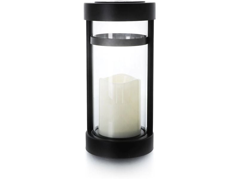 balthasar LED Solar Grablaterne Arimo, Weiss LED Grablaterne