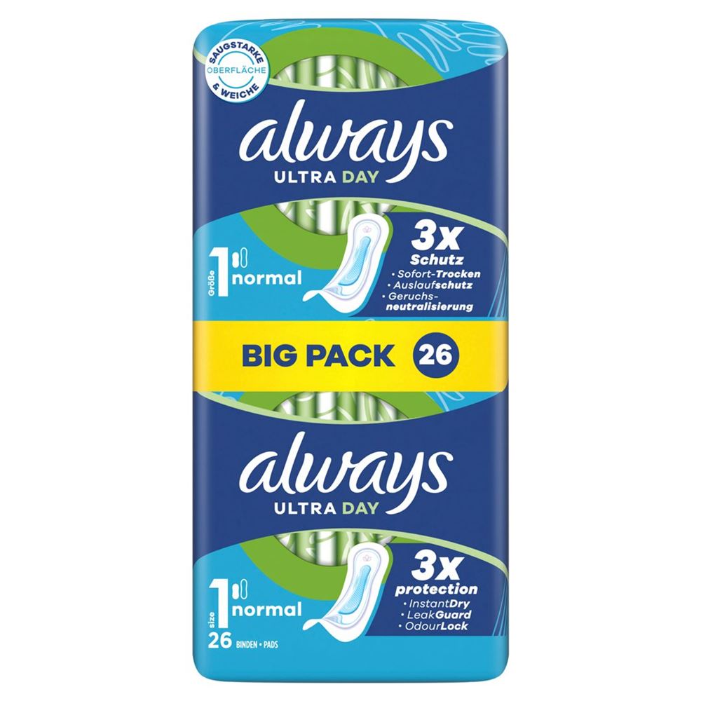 Always Ultra Binde Normal BigPack 26 Stk