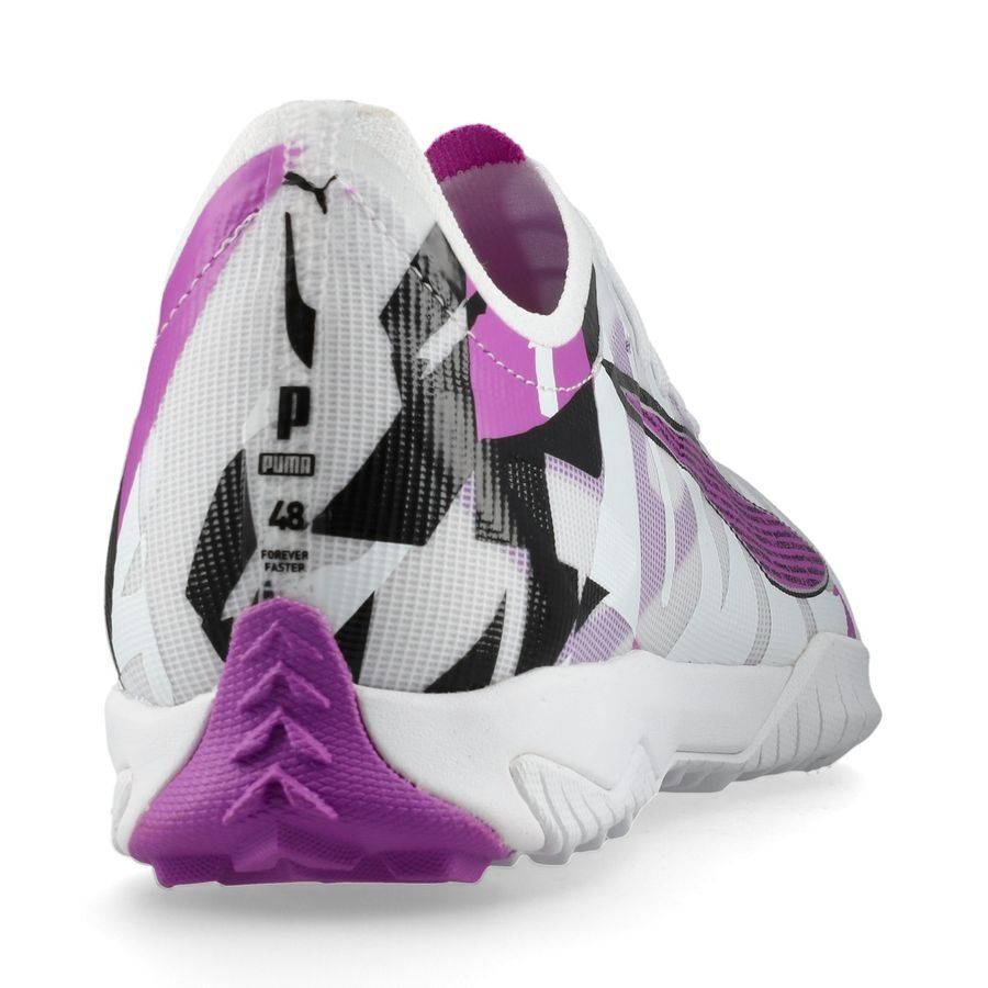 PUMA Ultra 5 Match TT Forever - Blanc/Pure Magenta/Gris/Noir ÉDITION LIMITÉE