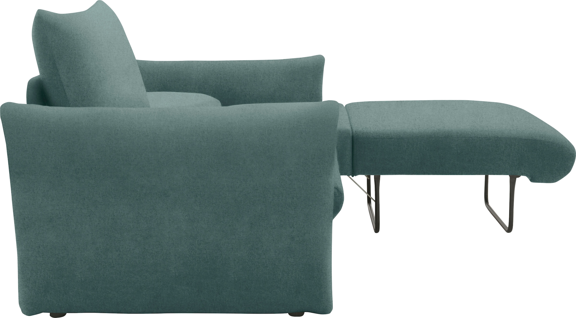 DOMO collection Schlafsofa »700023 Schlaffunktion, Federkern, 2-Sitzer, stabile Liegefläche« Sitzflächen einzeln ausklappbar zum Schlafen, Relaxen und Entspannen