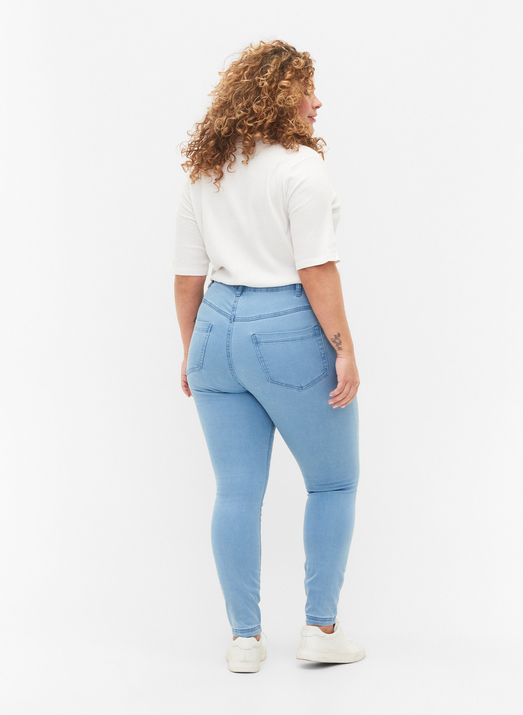 Super slim Amy jeans med høj talje
